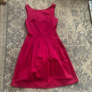 4 Kate Spade Pink Pleated A Line Midi Dress
